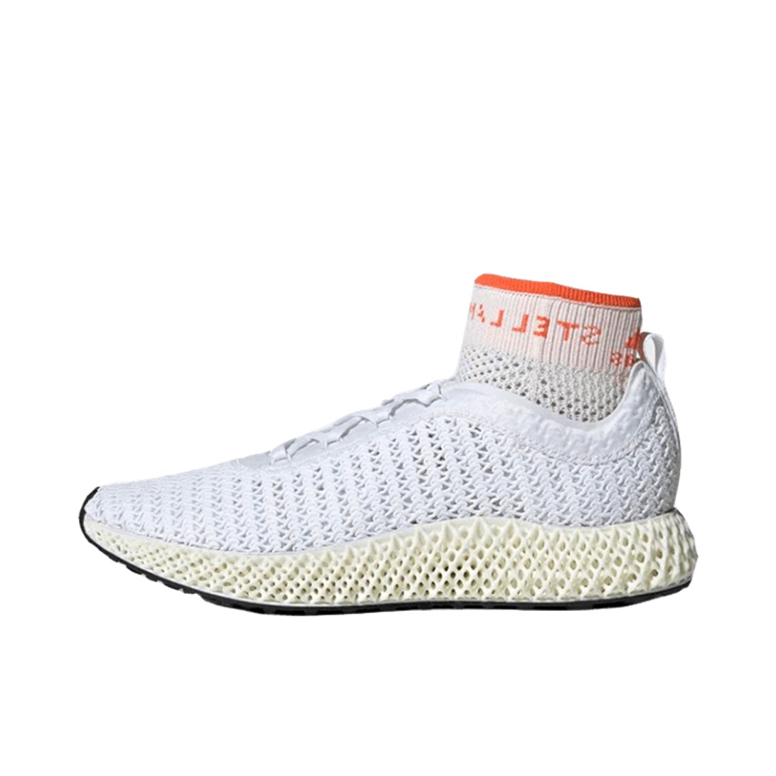 推荐商品：adidas Alphaedge 4D 跑鞋 碳板减震防滑耐磨透气织物 Coral/White Stella McCartney联名/白色