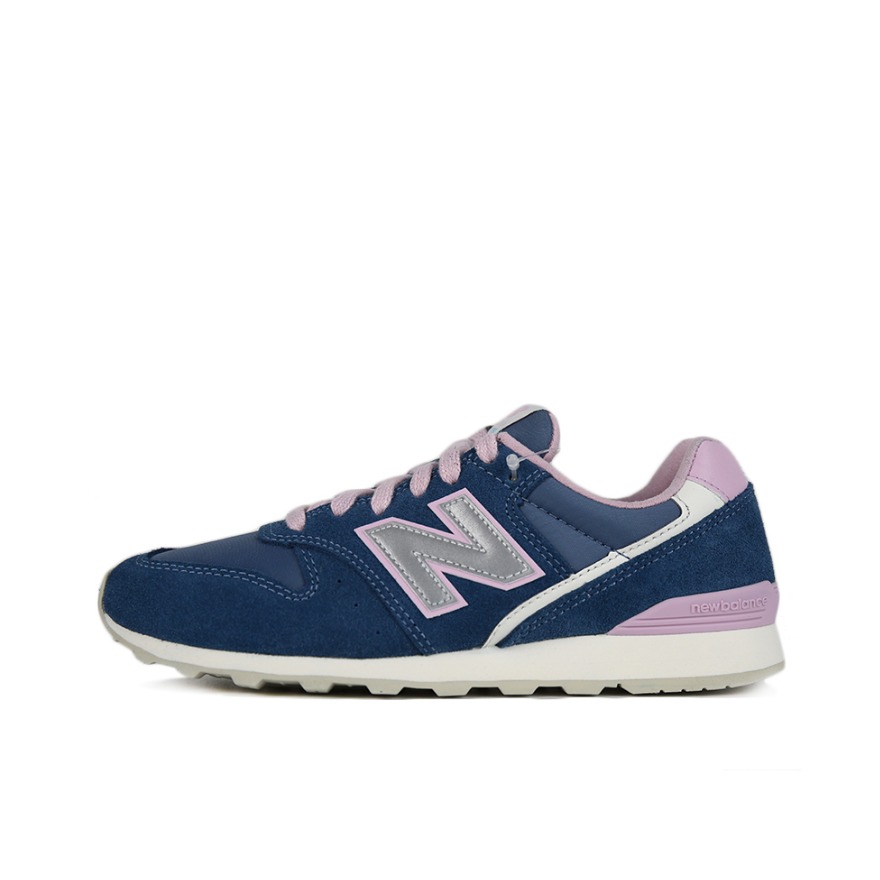 推荐商品：New Balance 996 织物 时尚复古 减震轻便 防滑耐磨 舒适透气 支撑 包裹性 增高 薄底 马拉松 人造革 防水 慢跑 运动休闲鞋 蓝/粉