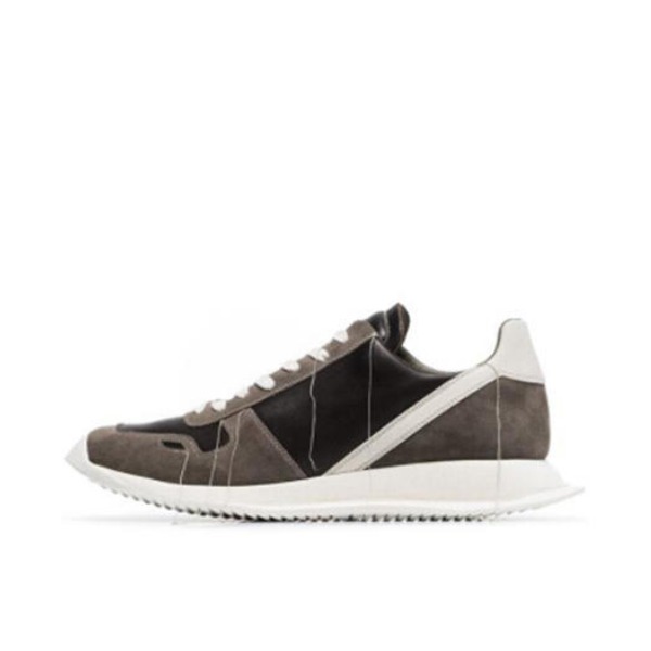 Rick Owens 绒面皮滚边运动鞋 RU19S2810LCOM14