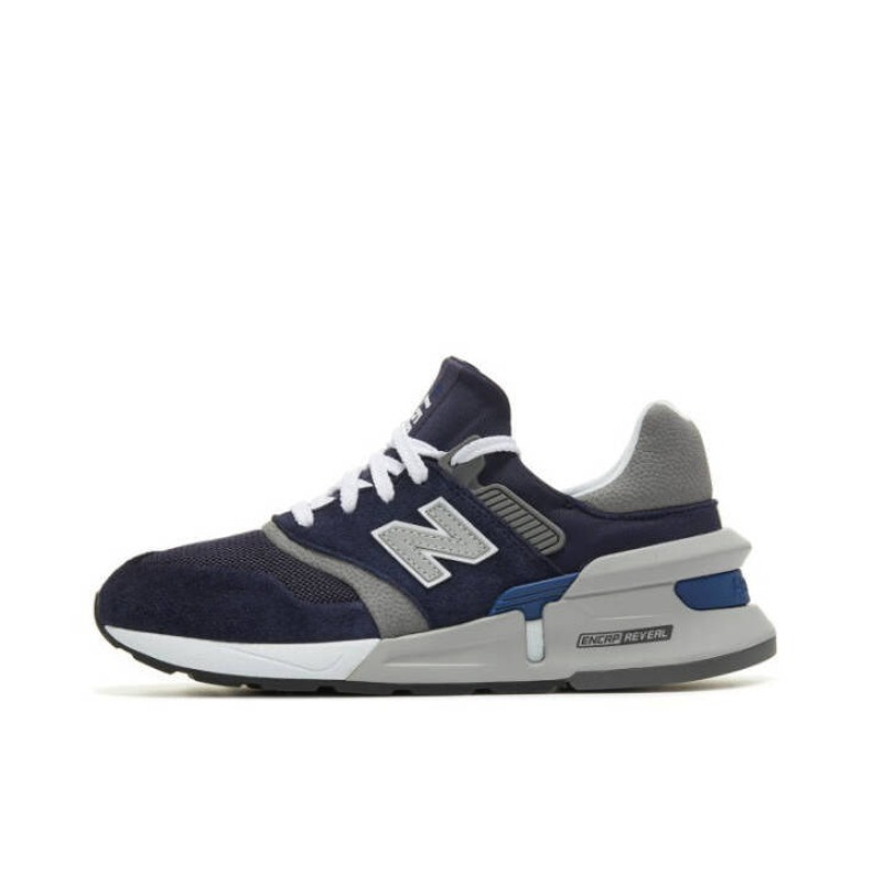 推荐商品：New Balance 997 时尚复古 防滑耐磨 透气舒适 运动休闲鞋 Navy/Grey 藏蓝/灰