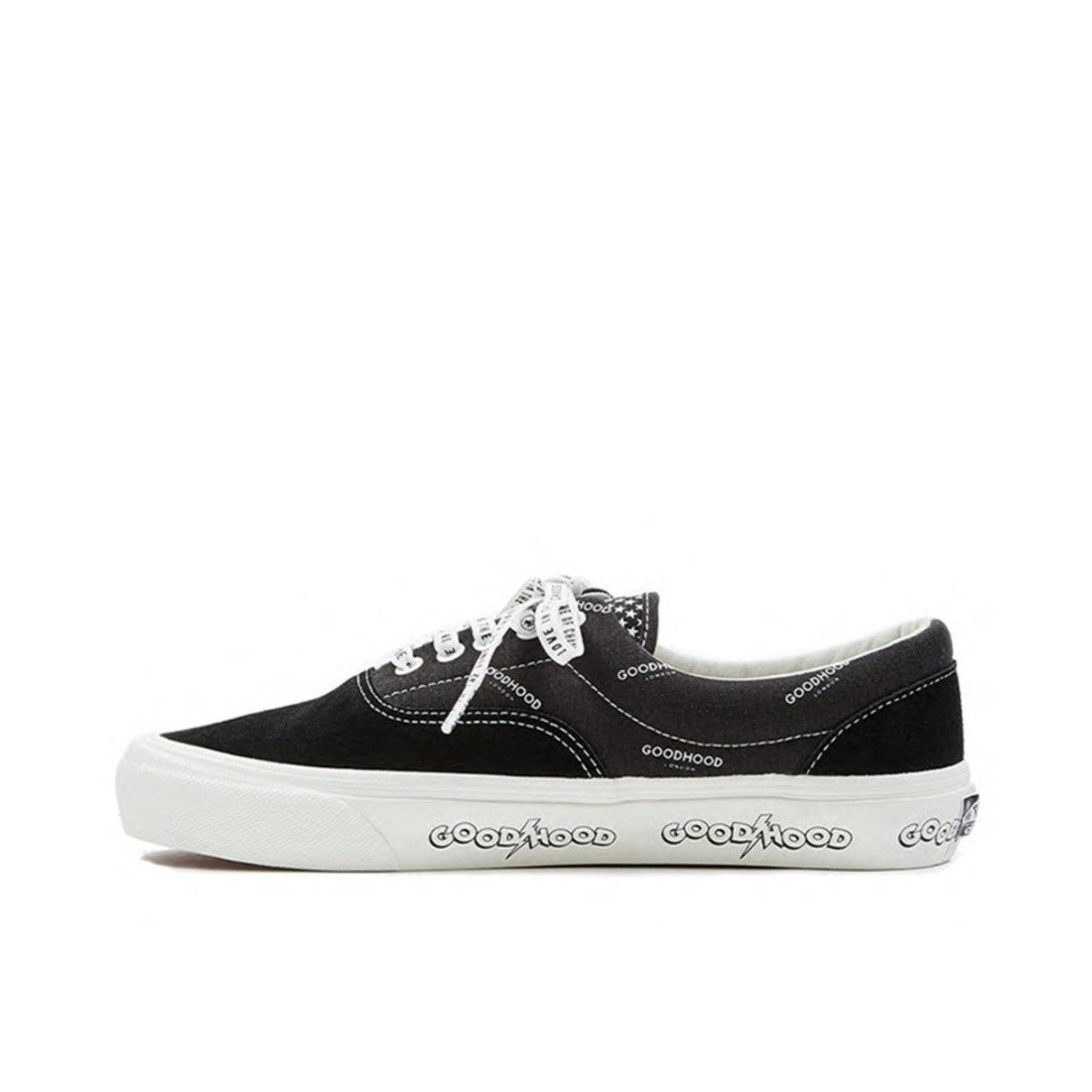 推荐商品：Vans/范斯 Era Lx Comfycusra 轻便 复古 帆布鞋 Black/White Goodhood联名/蛛网/VAULT