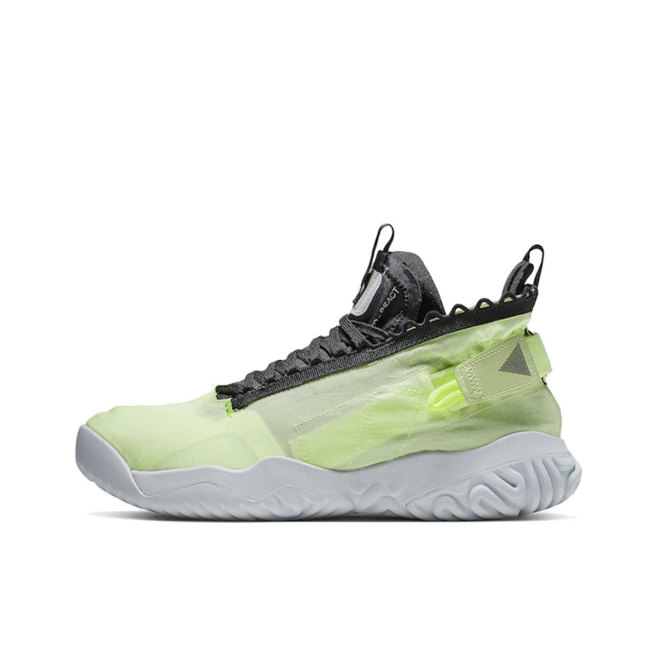 推荐商品：Jordan Proto React 运动休闲鞋 防滑耐磨舒适轻便缓震回弹百搭潮流 Black/PaleGreen 黑色/绿色/白色