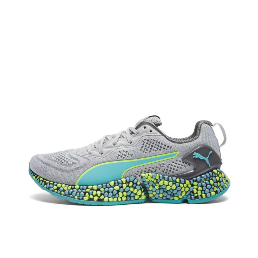 推荐商品：Puma/彪马 Speed Orbiter 防滑 耐磨 网面 跑鞋 LightGrey/MediumAquamarine 水泥灰/蓝色