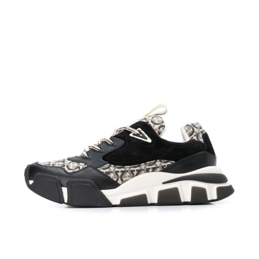 Salvatore Ferragamo Gancini花纹运动鞋 721039