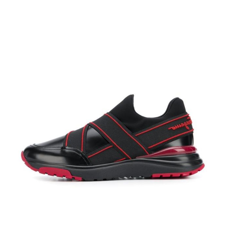 Salvatore Ferragamo 滚边织带运动鞋 716418