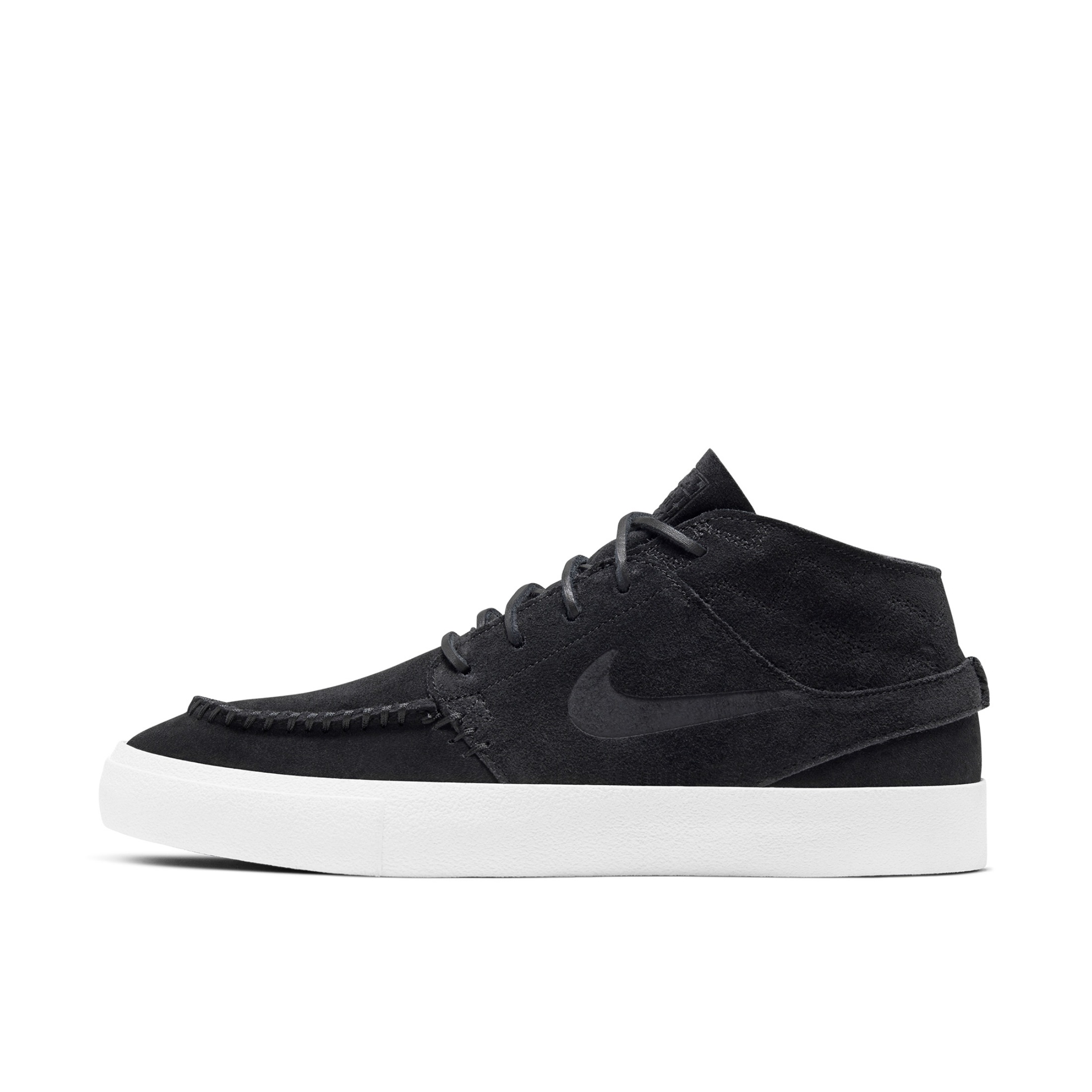推荐商品：Nike SB Zoom Janoski Mid Crafted 减震轻便 防滑耐磨 舒适 简约复古 板鞋 Black 黑色