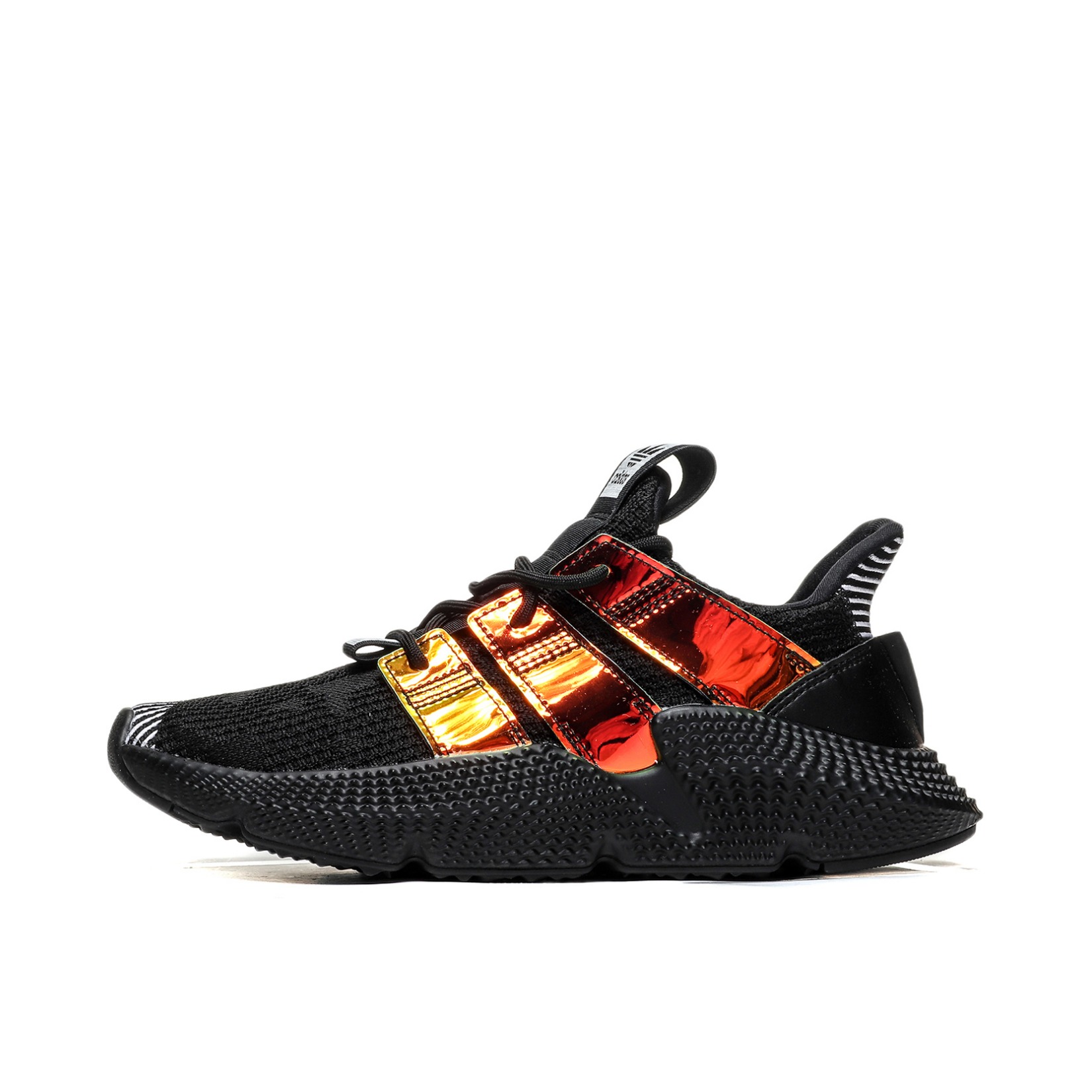 推荐商品：adidas  Prophere  舒适轻便 防滑耐磨 透气 复古简约 时尚潮流 运动休闲鞋 Black 黑金白