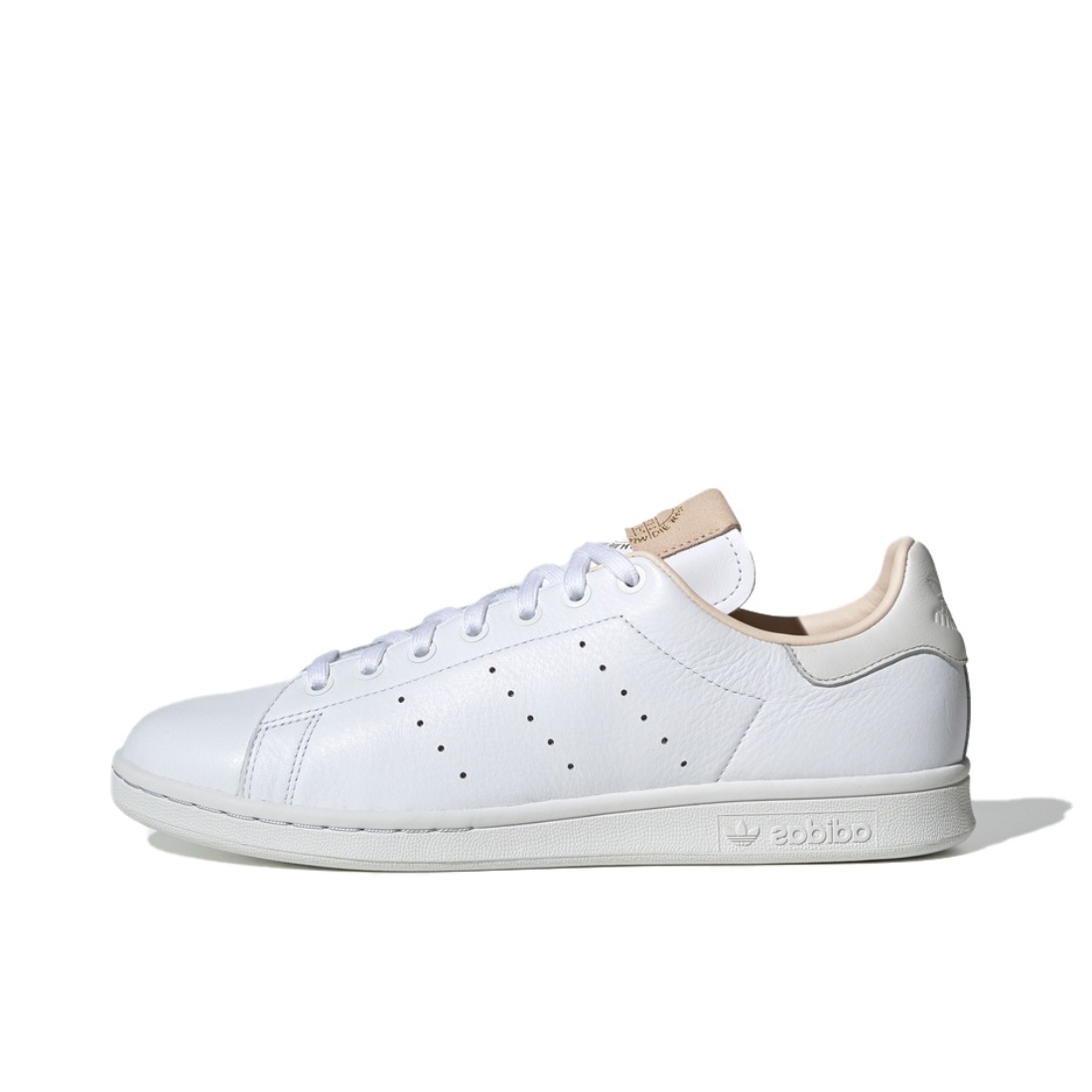 推荐商品：adidas Originals Stan Smith 板鞋 减震透气轻便低帮包裹性 Home of Classics 白色/卡其