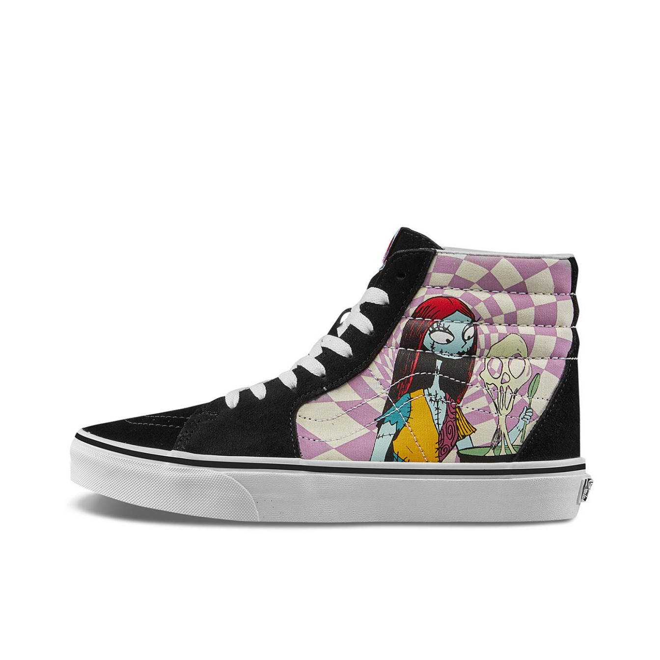 推荐商品：Vans/范斯 SK8-Hi 板鞋 潮流经典拼接复古街头厚底 The Nightmare Before Christmas 迪士尼联名/圣诞夜惊魂/Sally