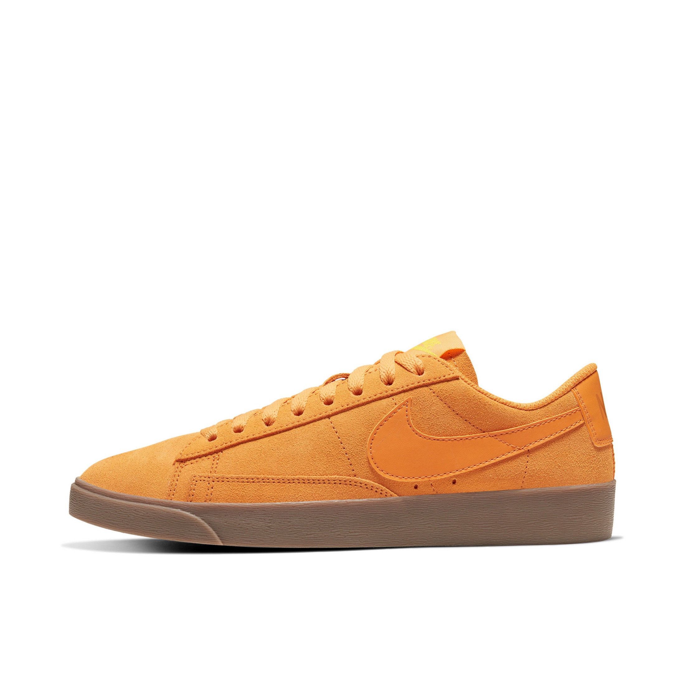 推荐商品：Nike Blazer 板鞋 经典复古防滑舒适百搭 Orange 铬黄生胶Low