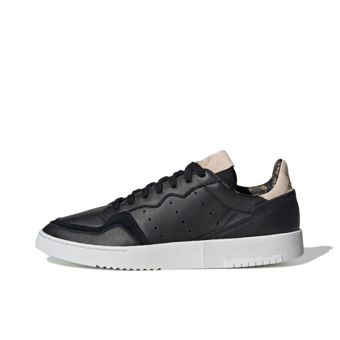 推荐商品：adidas originals Super court 板鞋 防滑耐磨轻便透气减震时尚经典复古 HomeOfClassics 黑色/亚麻棕