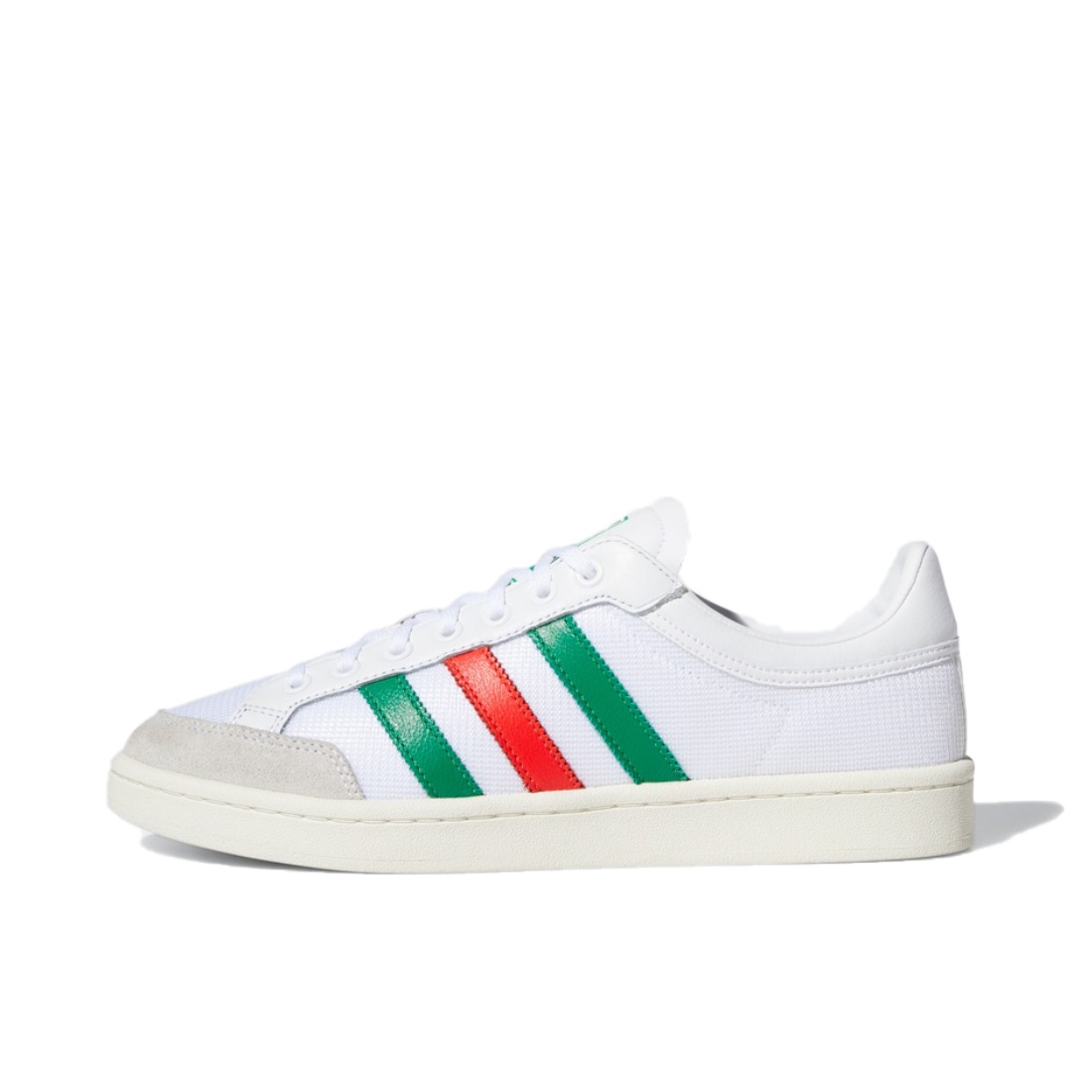推荐商品：adidas Americana 轻便减震 防滑耐磨 舒适百搭 运动休闲鞋 White/Green/Red 白色/绿色/红色