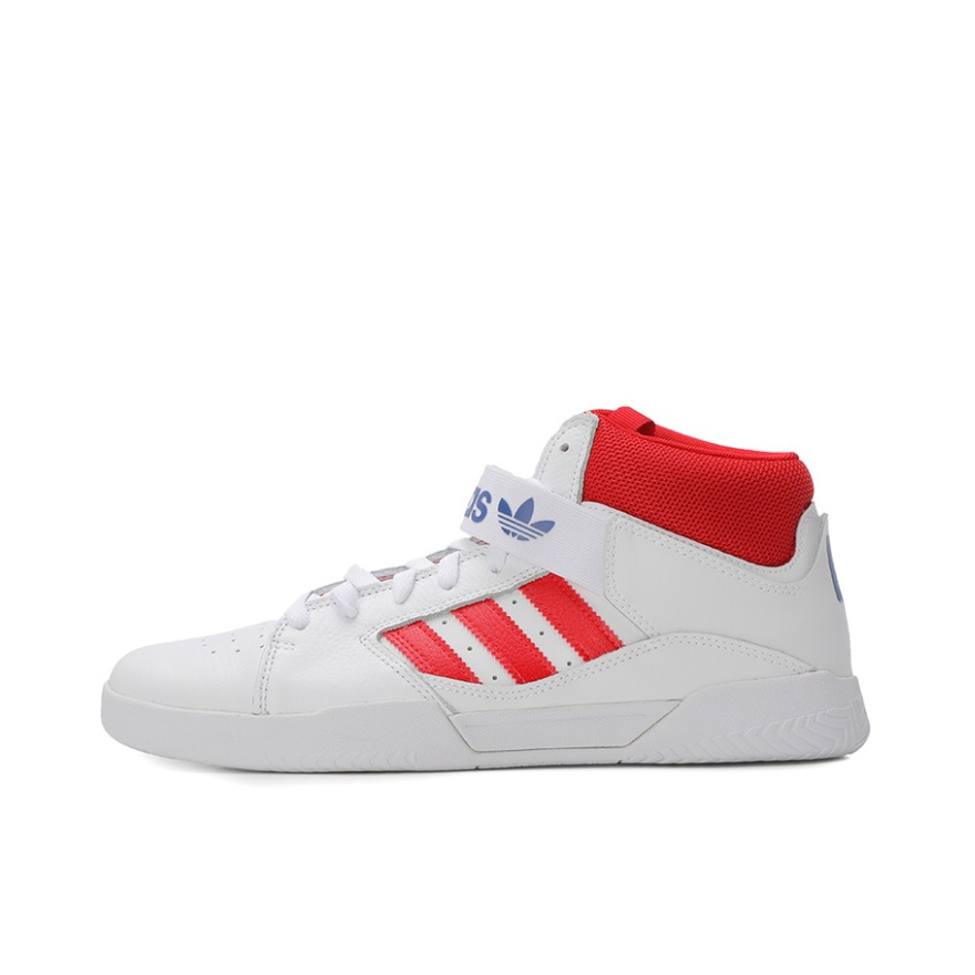 推荐商品：adidas VRX Cup 运动休闲鞋 防滑耐磨缓震复古 White/Red 白红蓝