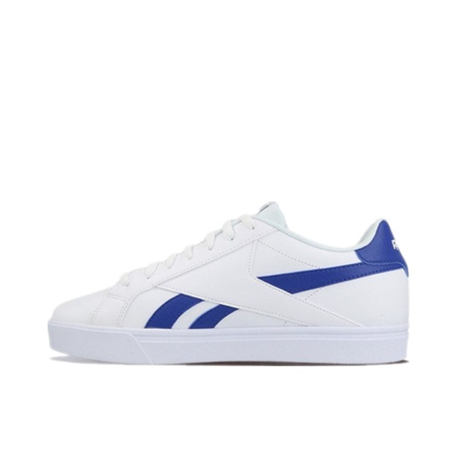 推荐商品：Reebok/锐步 Royal Complete 复古百搭 舒适轻便 时尚休闲 耐磨 板鞋 德训鞋 白蓝色