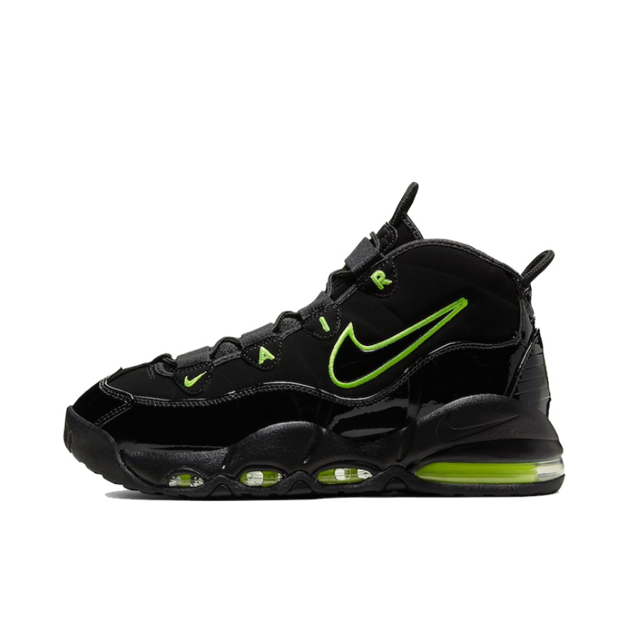 Nike Air Max Uptempo 篮球鞋 复古舒适百搭防滑耐磨减震轻便中帮 黑色/绿色