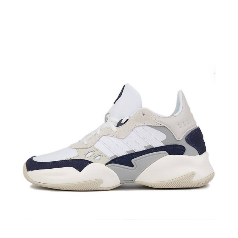 推荐商品：adidas Street Spirit 2 复古时尚 网布透气 防滑耐磨 轻便缓震 运动休闲鞋 白黑