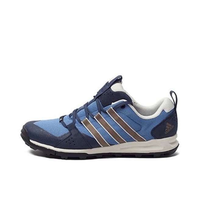推荐商品：adidas Tivid Mesh 减震耐磨 休闲缓震 户外鞋 Blue/Black/White 蓝黑灰