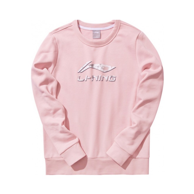 Li Ning 运动时尚系列长袖圆领卫衣 男女同款 AWDP122