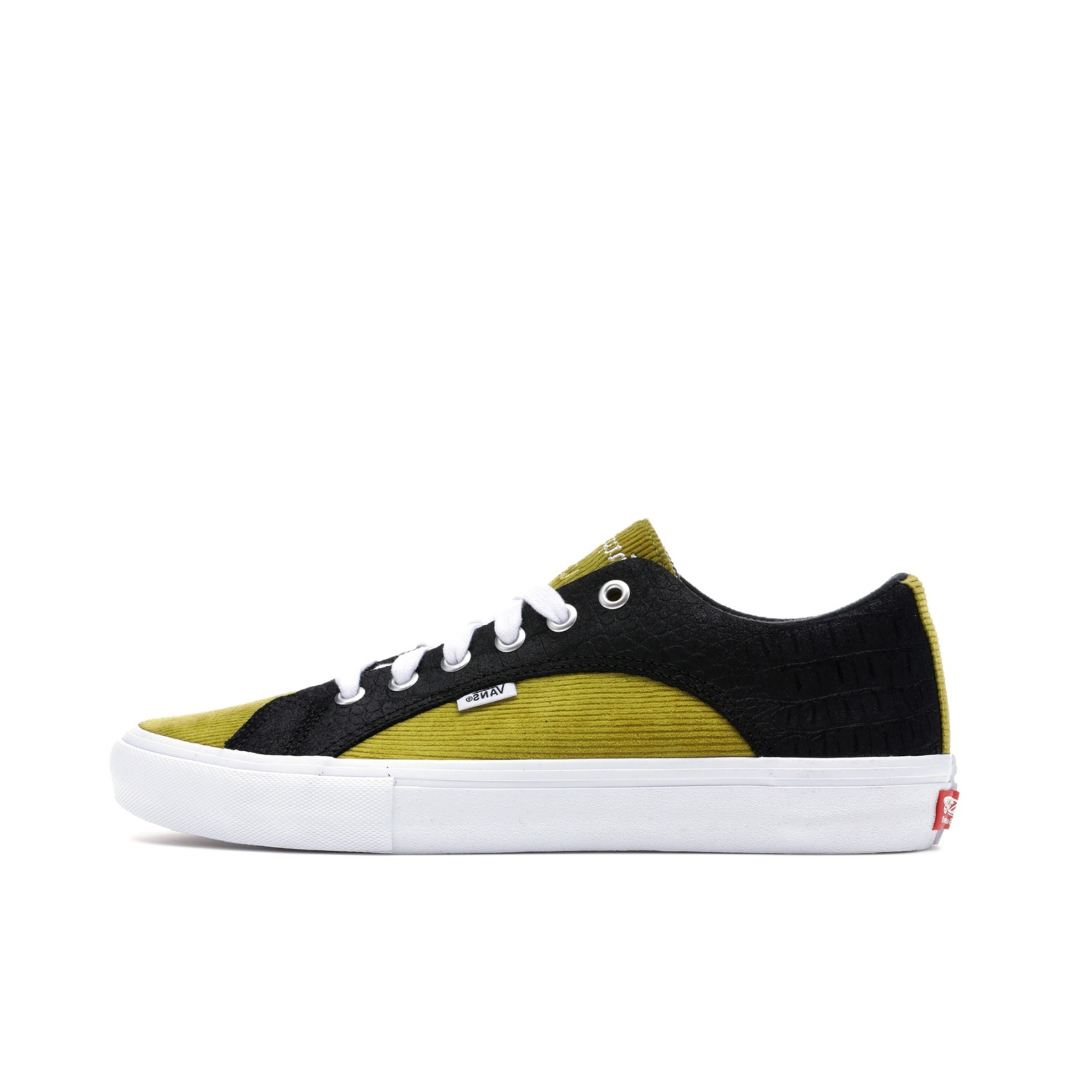 推荐商品：Vans/范斯 Lampin 板鞋 防滑耐磨舒适轻便休闲复古 Sup联名/黑黄灯芯绒