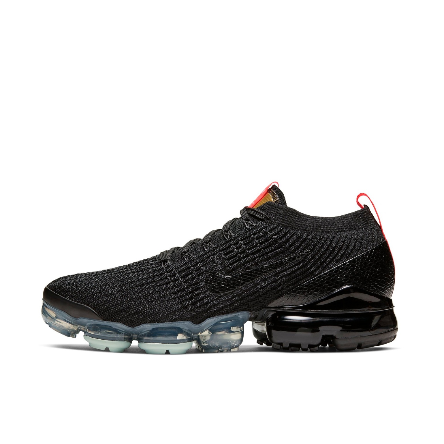 推荐商品：Nike Air VaporMax 3.0 跑鞋 全掌气垫碳板缓震透气防滑耐磨织物支撑编织圆头 Black Snakeskin 黑色/蛇纹