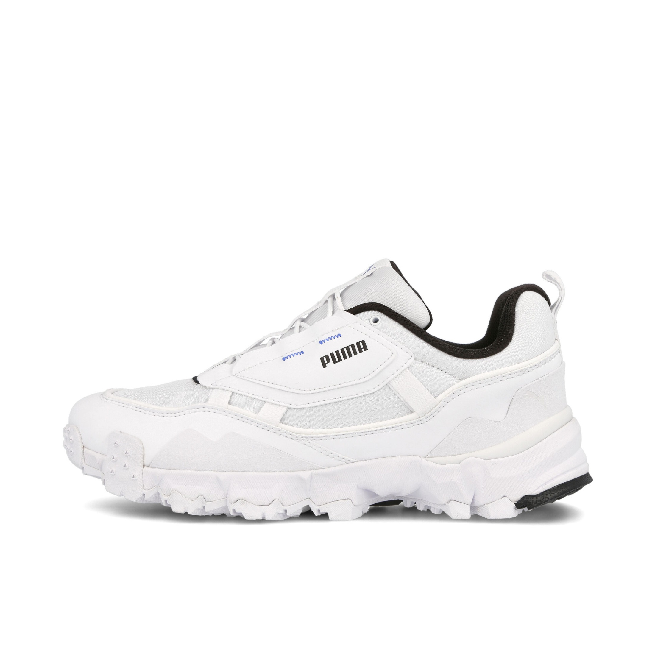 推荐商品：Puma/彪马 Trailfox Overland 运动休闲鞋 防滑耐磨轻便透气复古潮流舒适百搭织物拼接 白色