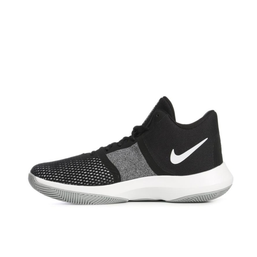 推荐商品：Nike Air Precision 2 精密2 实战 防滑透气 魔术扣 篮球鞋 Black/Grey/White 黑灰白