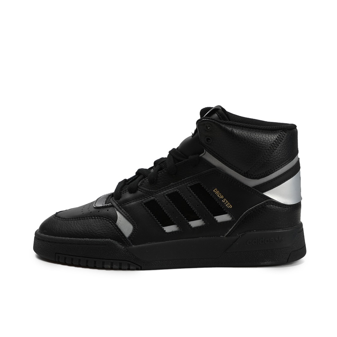推荐商品：adidas Originals Drop Step 板鞋 复古耐磨透气舒适百搭 Black/Grey 黑灰