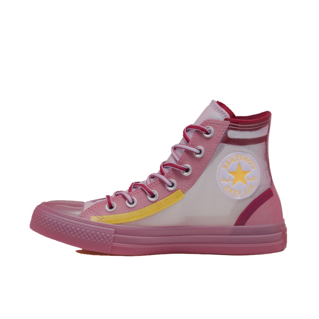 推荐商品：Converse/匡威 Chuck Taylor All Star 帆布鞋 常青款轻便防滑耐磨百搭复古圆头减震贴合高帮 紫罗兰/蝉翼面Hi