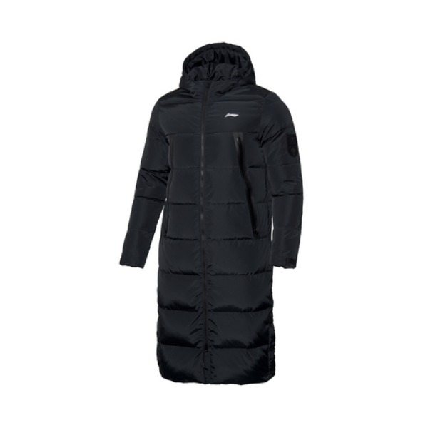 Li Ning/李宁 羽毛球系列加厚保暖国旗连帽白鸭绒羽绒服 AYMP125