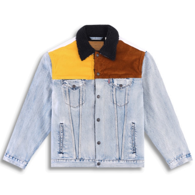 Levi's 仿羊羔绒拼接牛仔夹克 男女同款 17580-0000