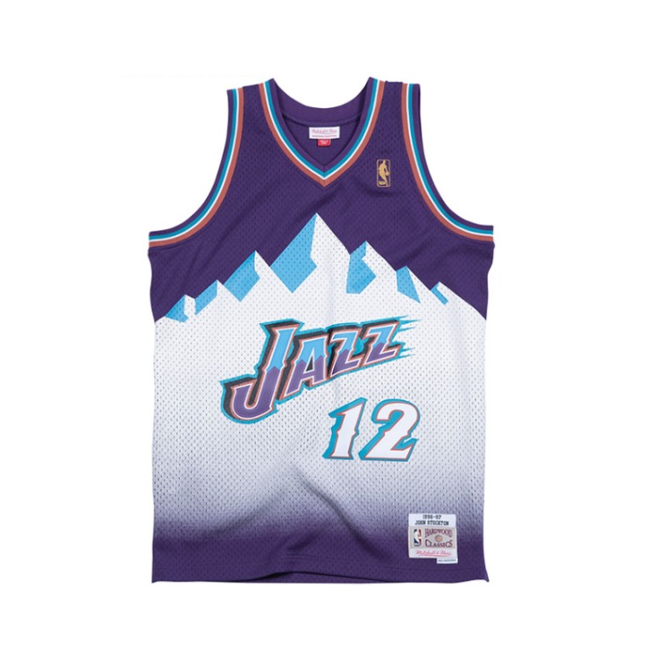 Mitchell Ness 斯托克顿 爵士队 12号球衣