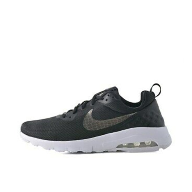 推荐商品：Nike Air Max Motion LW 运动休闲鞋 缓震回弹防滑耐磨舒适透气百搭复古后掌气垫 Black/White/Silver 黑白银
