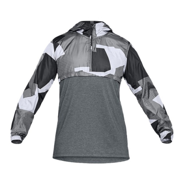 Under Armour 拼色连帽半拉链速干夹克 1311107