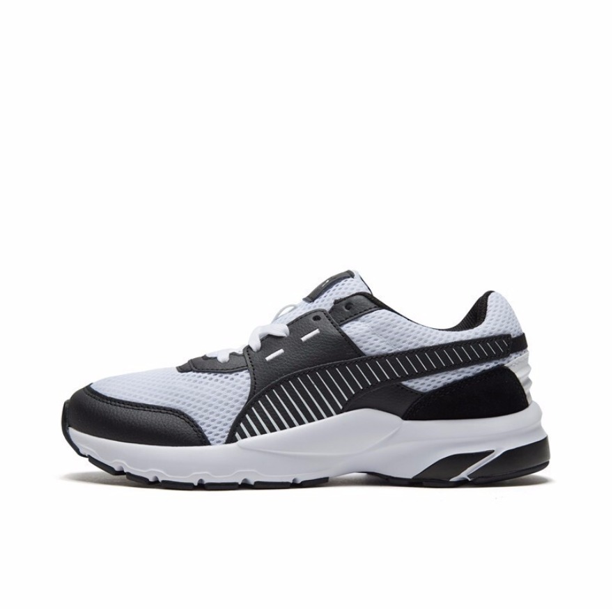 推荐商品：Puma/彪马 Future Runner 网眼 复古休闲 缓震透气 耐磨舒适 防滑 织物 运动 跑鞋 白黑