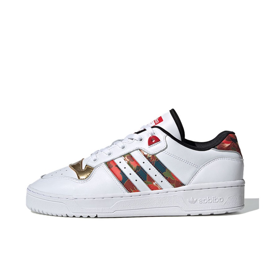 推荐商品：adidas Originals Rivalry 舒适简约 复古 轻便 透气 运动休闲鞋 CNY 新年/白红/2020