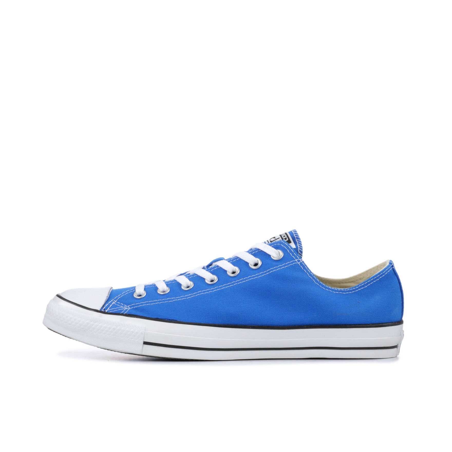 推荐商品：Converse/匡威 Chuck Taylor All Star 帆布鞋 常青款轻便防滑耐磨百搭复古圆头减震贴合高帮 低帮/深蓝色/白色