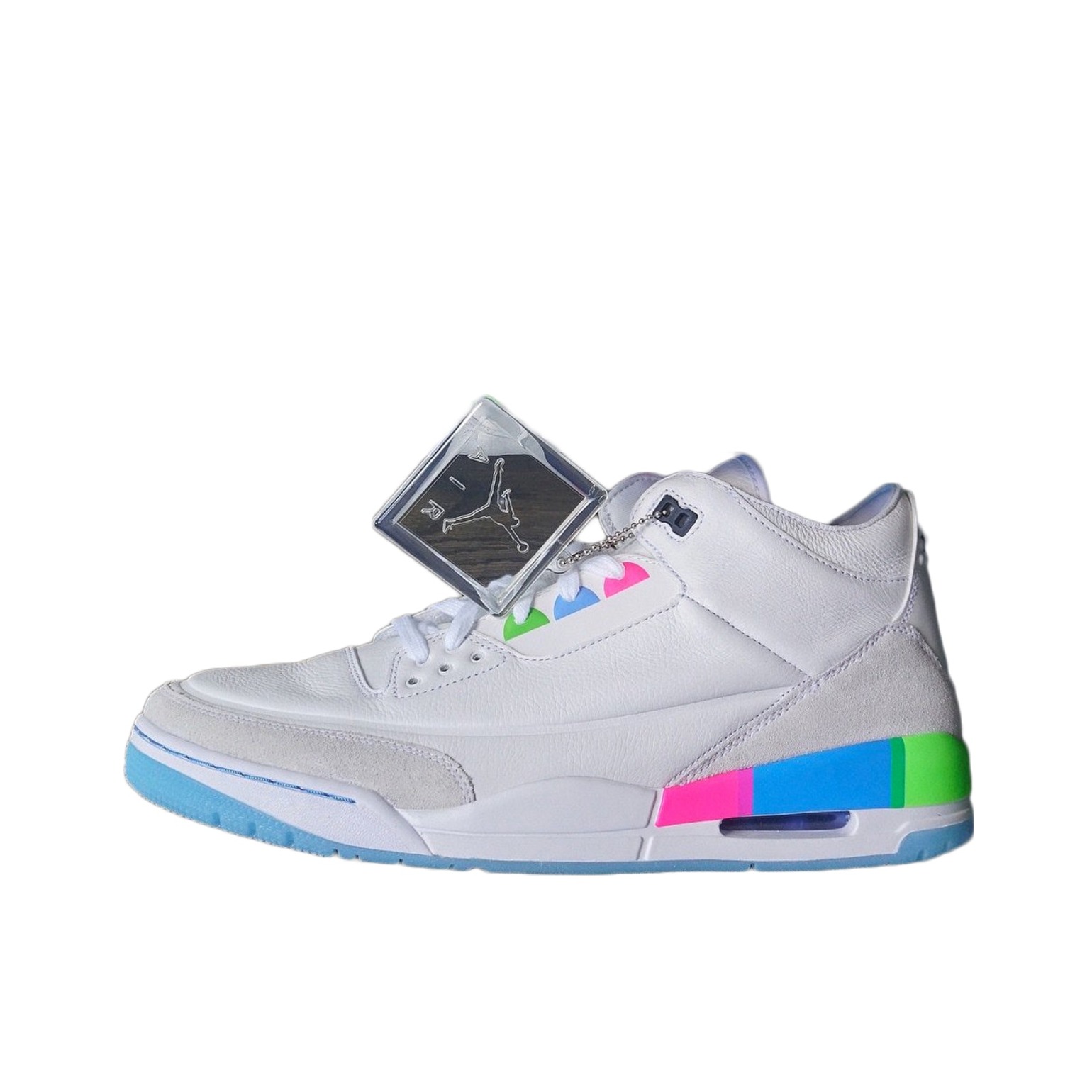 推荐商品：Air Jordan 3 运动休闲鞋 潮流复古抓地支撑缓震合成革圆头 街球