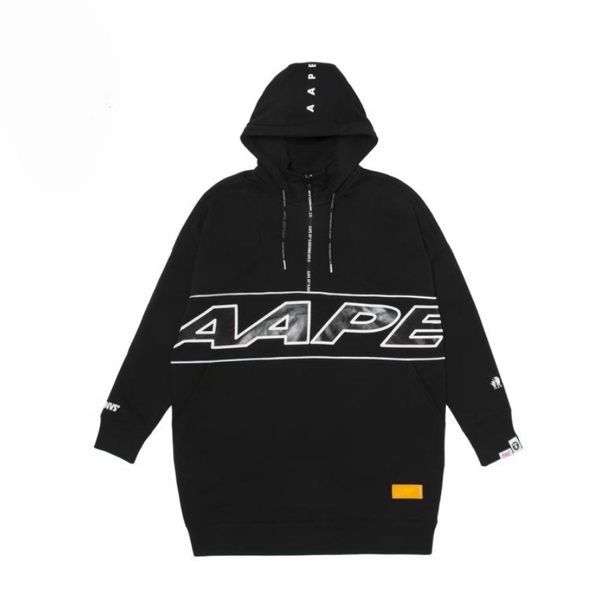 Aape 反光字母印花连帽卫衣 AAPSWW3492XXB
