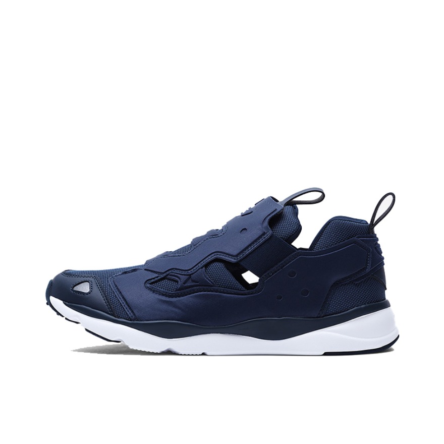 推荐商品：Reebok/锐步 Furylite 3 跑鞋 舒适百搭耐磨轻便透气织物运动 藏青色