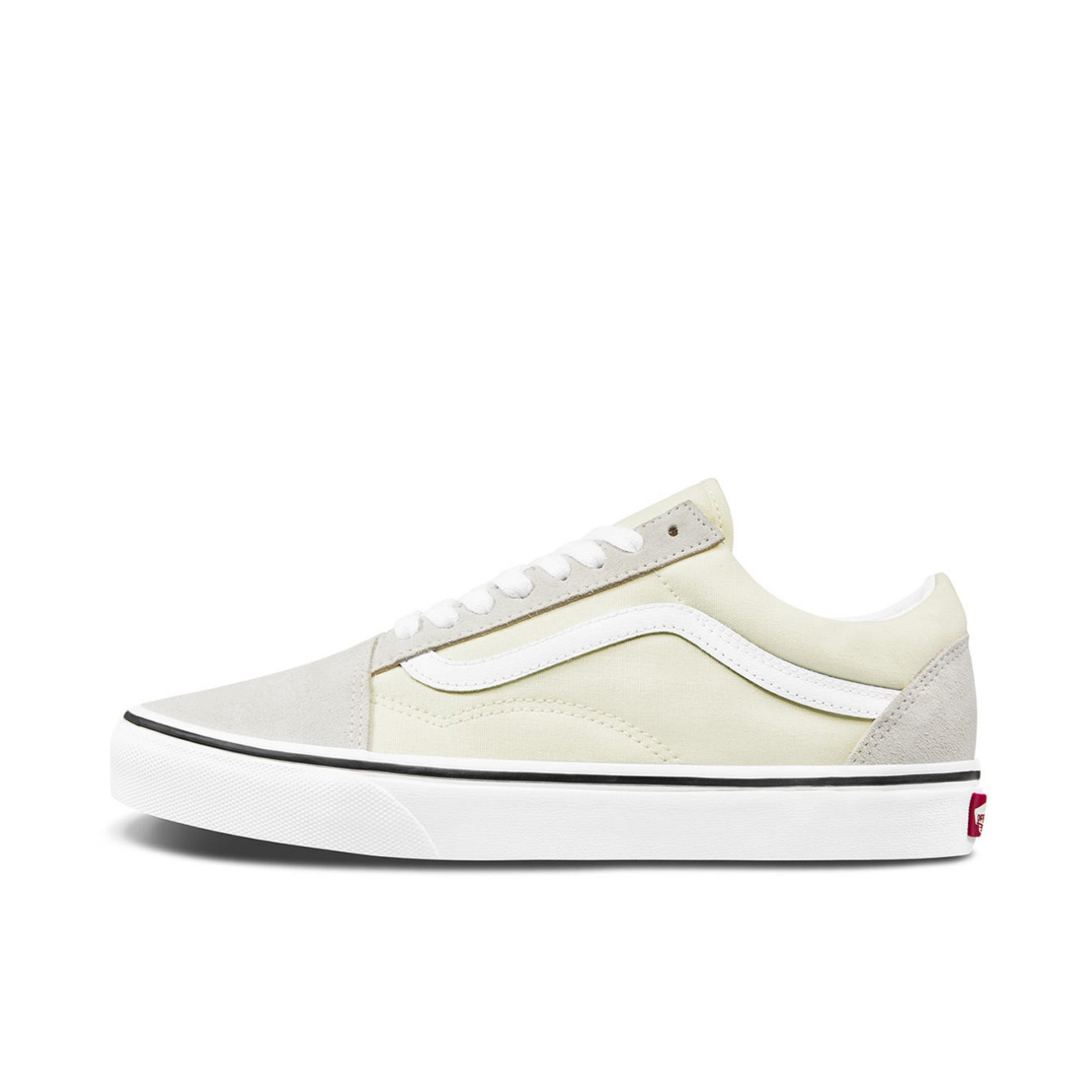 推荐商品：Vans/范斯 Old Skool 滑板鞋 板鞋 轻便防滑复古舒适经典 白/灰