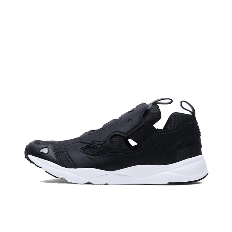 推荐商品：Reebok/锐步 Furylite 3 跑鞋 舒适百搭耐磨轻便透气织物运动 黑色/白色