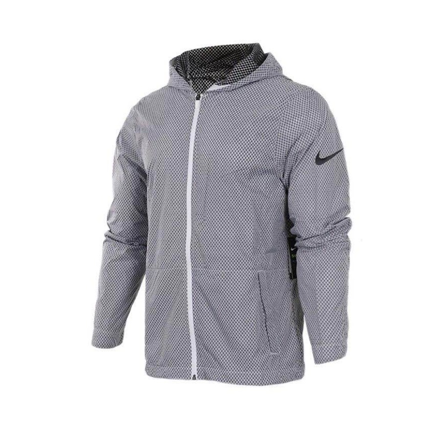 Nike 2024AW 轻薄防泼水格纹运动夹克 848532
