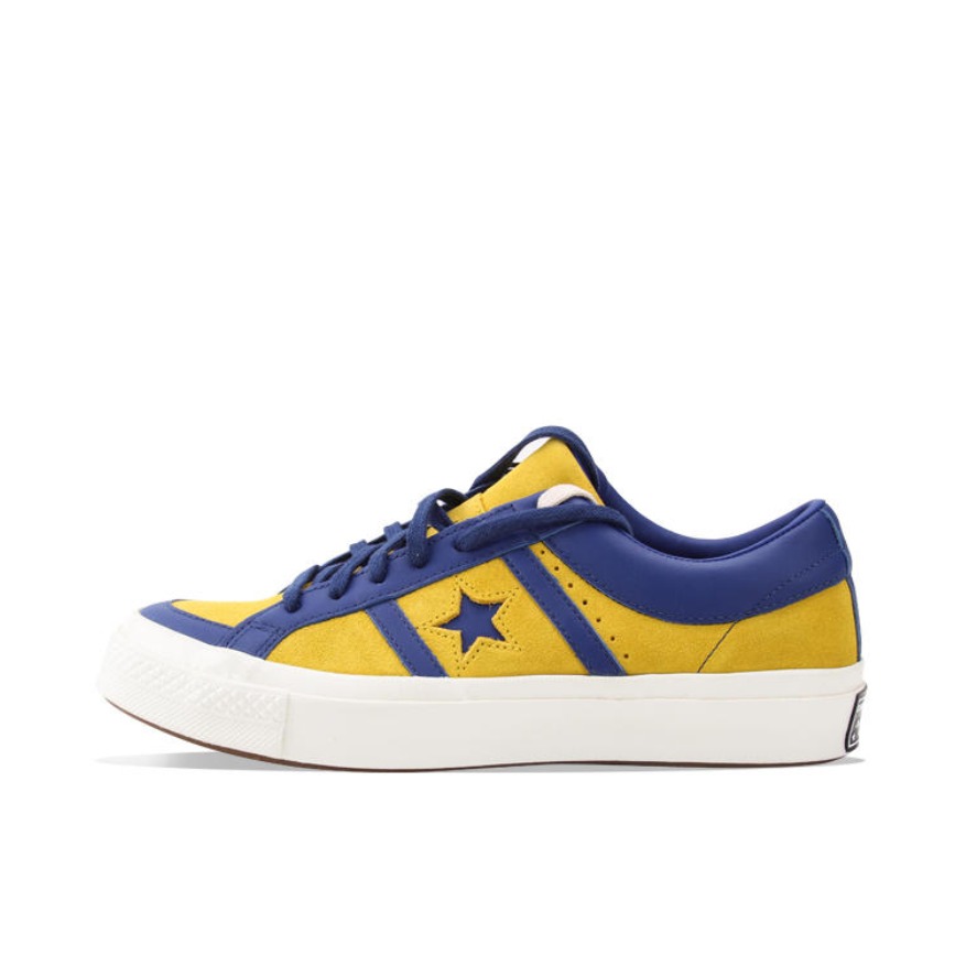 推荐商品：Converse/匡威 One Star 翻毛皮 防滑 复古 星星鞋 板鞋 黄蓝