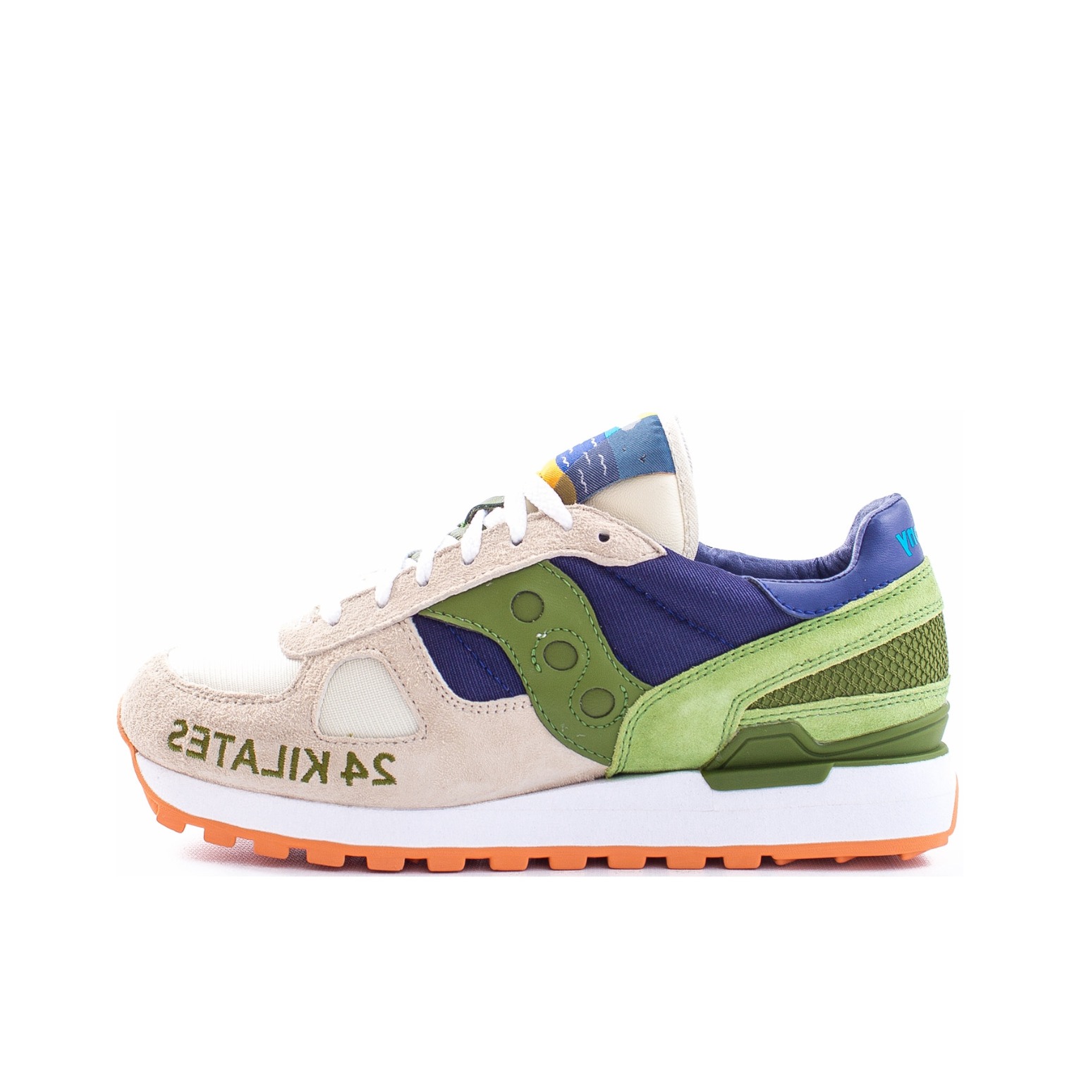 推荐商品：Saucony/索康尼 Shadow Original 时尚复古 减震回弹 防滑耐磨 透气 运动 织物 低帮 跑鞋 粉绿蓝