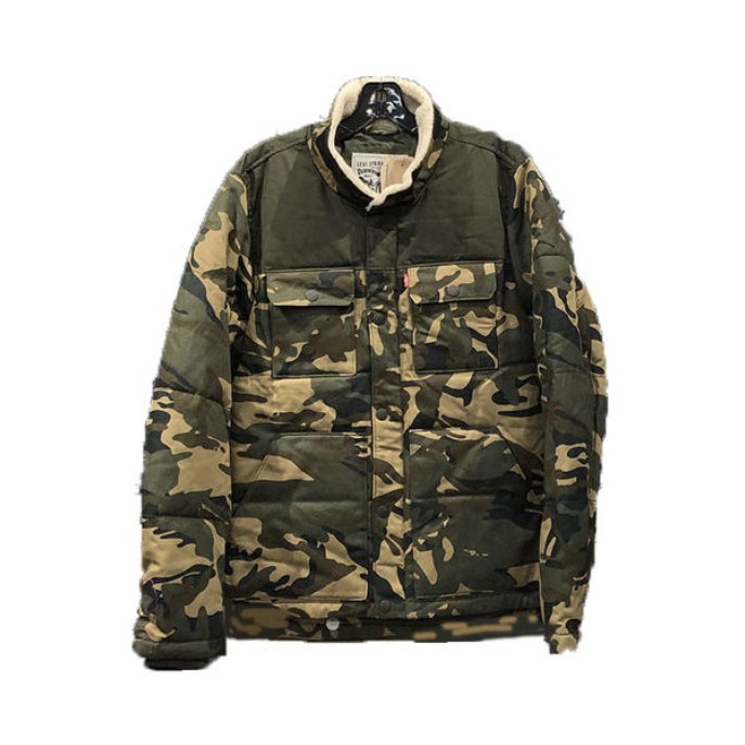 Levi's 毛领多口袋翻领夹克 男女同款 59493-0017