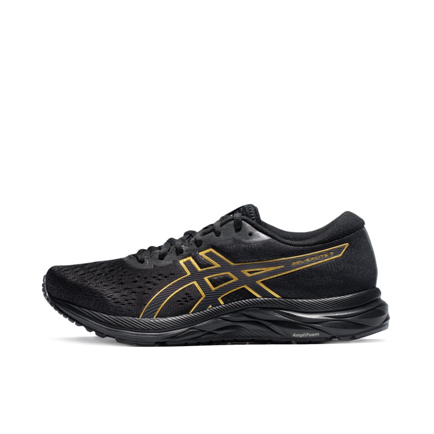 推荐商品：Asics/亚瑟士 Gel-Excite 7 减震回弹 防护耐磨 轻便透气 跑鞋 黑色/金