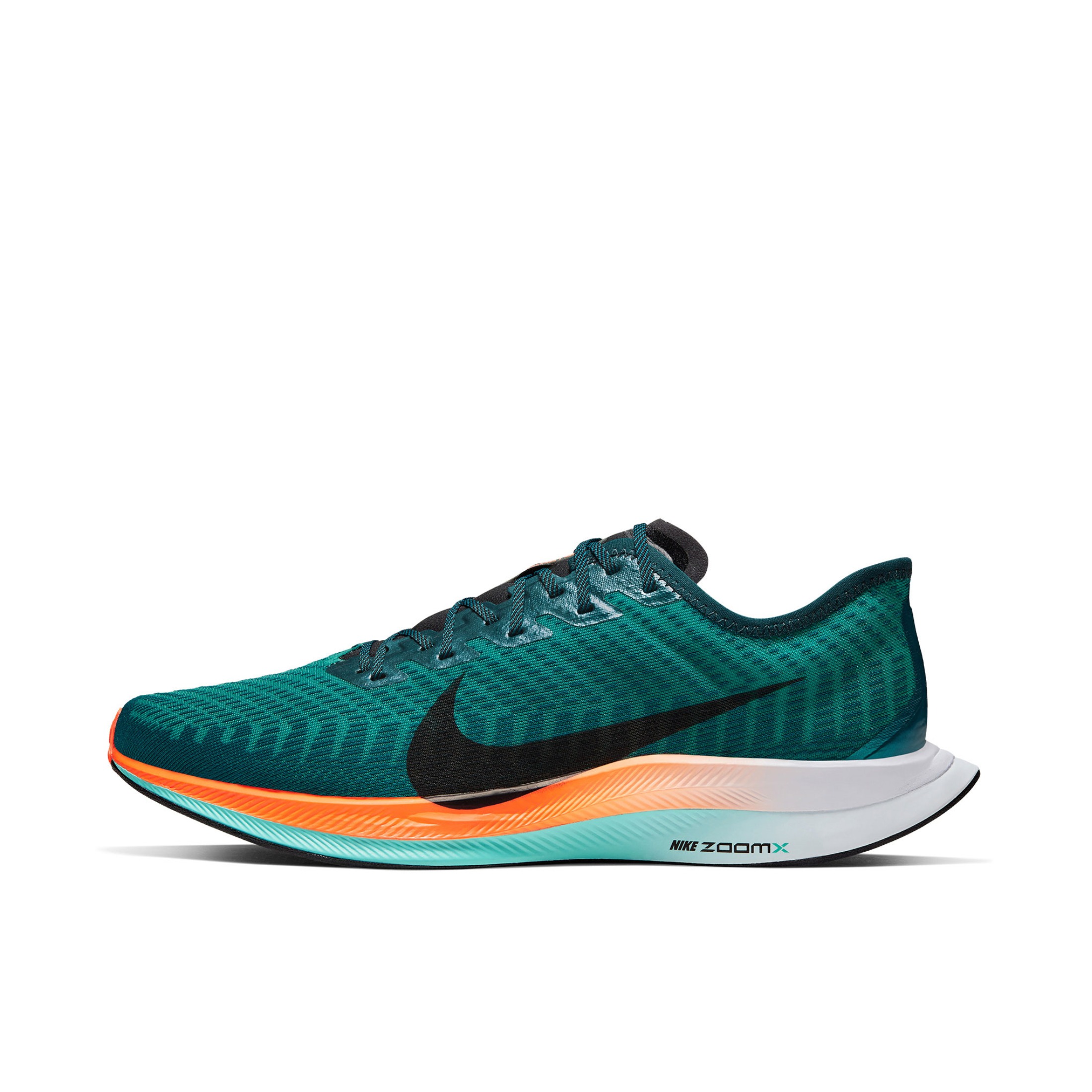推荐商品：Nike Zoom Pegasus Turbo 2 跑鞋 训练泡棉马拉松缓震轻便防滑耐磨网布透气舒适百搭 Neptune Green 男款/深绿/橙色