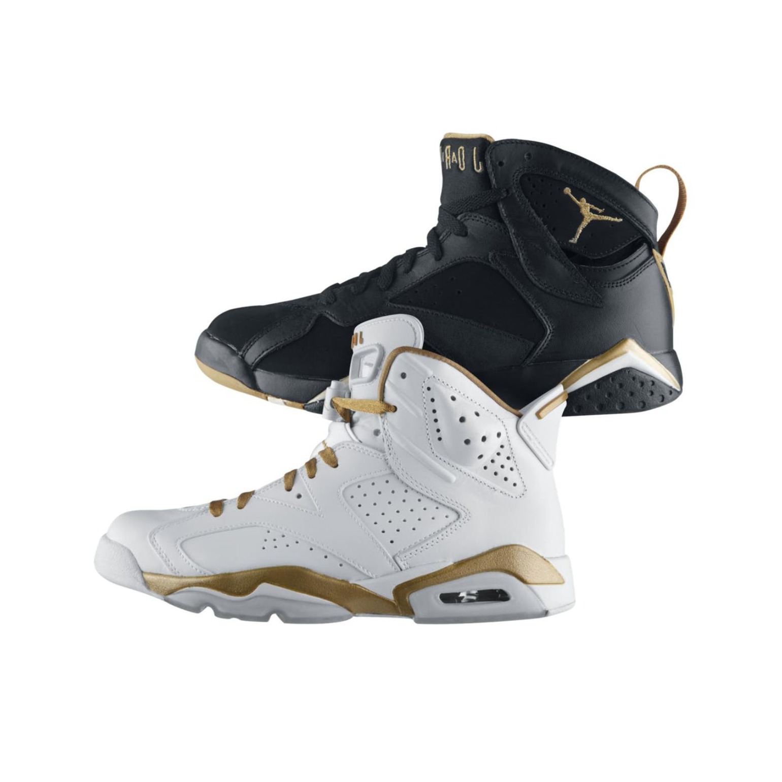 推荐商品：Air Jordan 6 运动休闲鞋 复古耐磨防滑缓震支撑合成革 Golden Moment Pack 夺冠套装