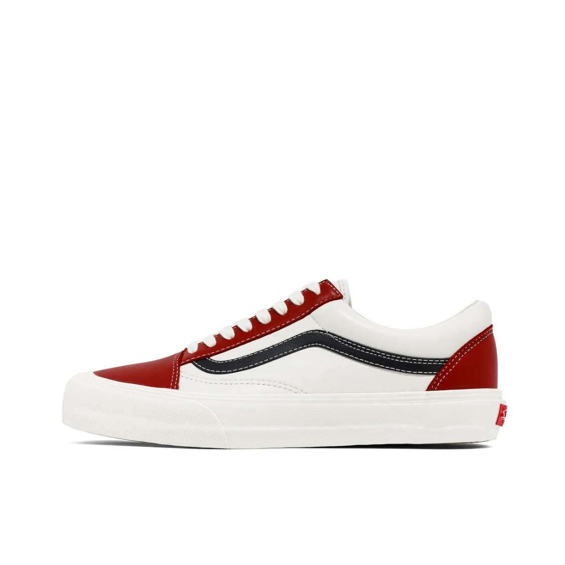 推荐商品：Vans/范斯 Old Skool 滑板鞋 板鞋 轻便防滑复古舒适经典 芝加哥红白