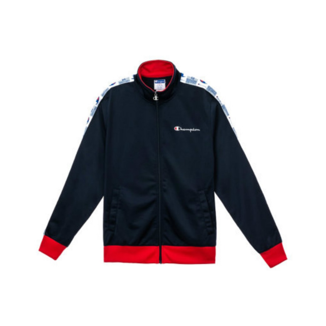 Champion/冠军 US Life系列刺绣串标Logo长袖夹克
